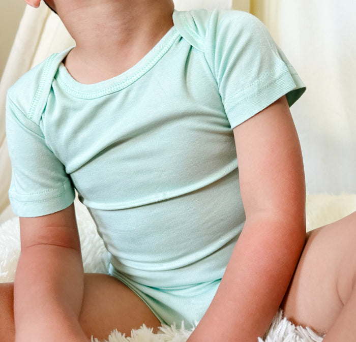 Bamboo Bodysuit in Tidewater