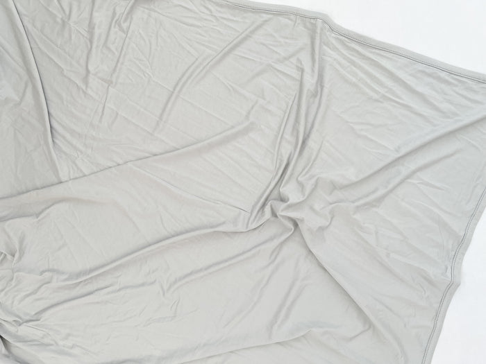 Nodnal Co Bamboo Swaddle Blanket in Cement Gray - Premium Baby Bedding & Essentials