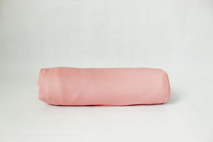 Nodnal Co Bamboo Swaddle Blanket in Dusty Rose - Premium Baby Bedding & Essentials