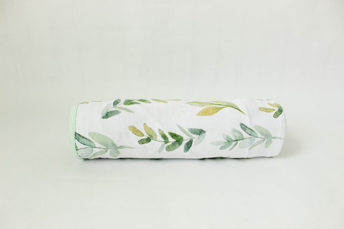 Nodnal Co Bamboo Swaddle Blanket in Leafy Greens - Premium Baby Bedding & Essentials