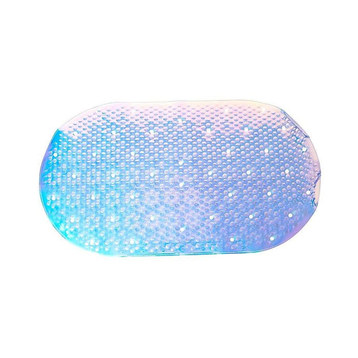 Bath Bliss Iridescent Anti-Slip Bath Mat, One Size, Silver