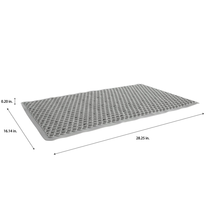 Bath Bliss Self-Draining Oval Bath Mat