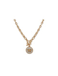 Anne Klein Gold Tone Bee Motif Pendant Necklace