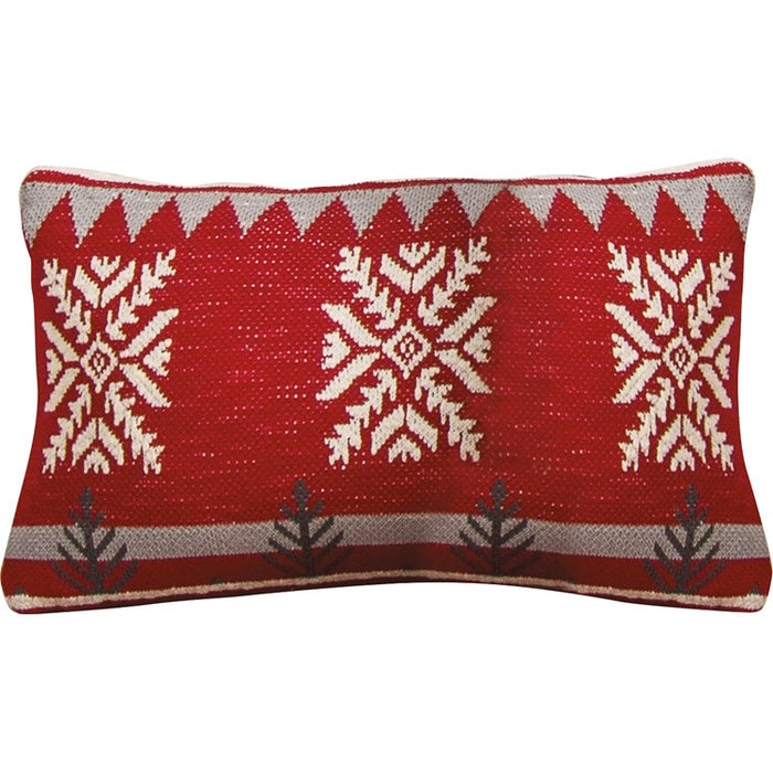 Big Snowflake Pillow