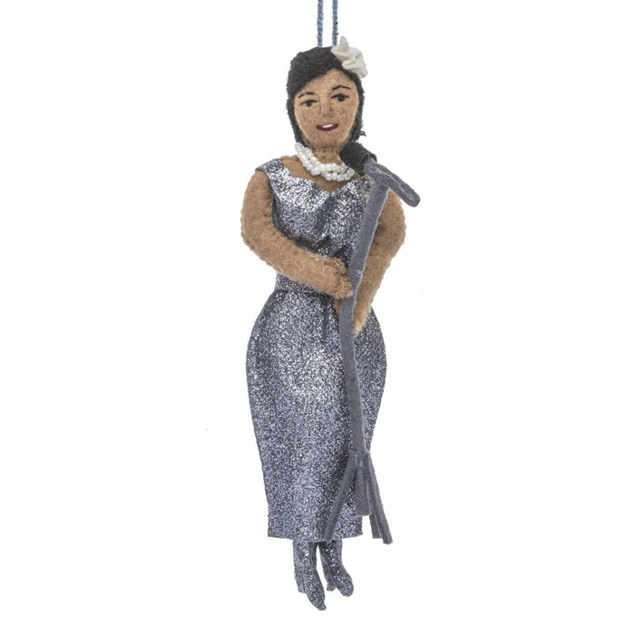 Billie Holiday Felt Ornament - bubblegum market