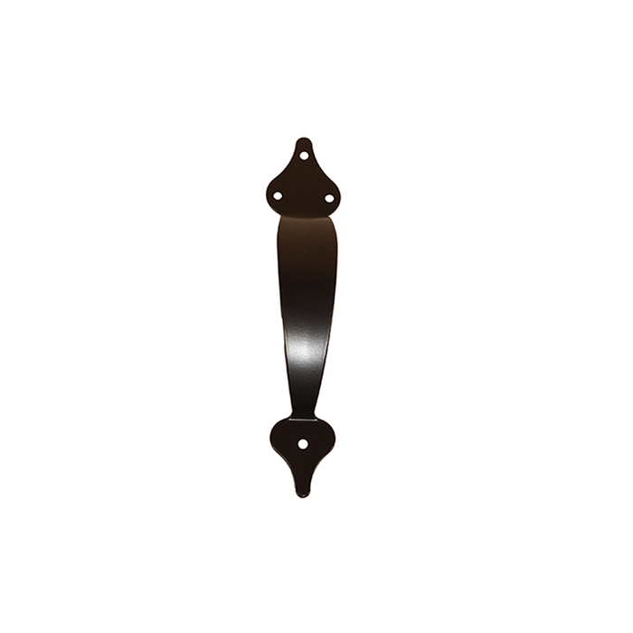 Black Decorative Door Pull 10" (spade) - Shed Windows and More, Inc.