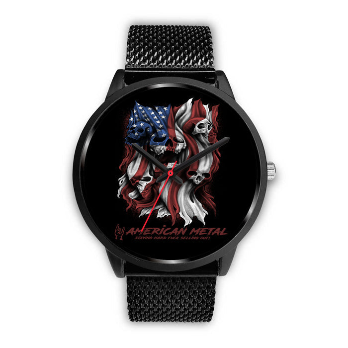 Black Metal Mesh Black Link Black Leather White Leather