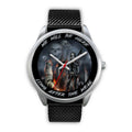 Black Metal Mesh Silver Silver Metal Mesh Silver Link Black Link And Black Leather