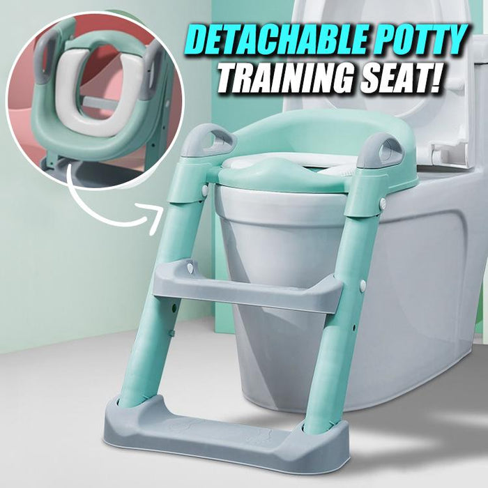 Blue Jazz Potty Training Seat With Step Stool