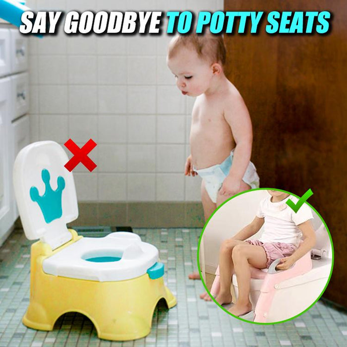 Blue Jazz Potty Training Seat With Step Stool