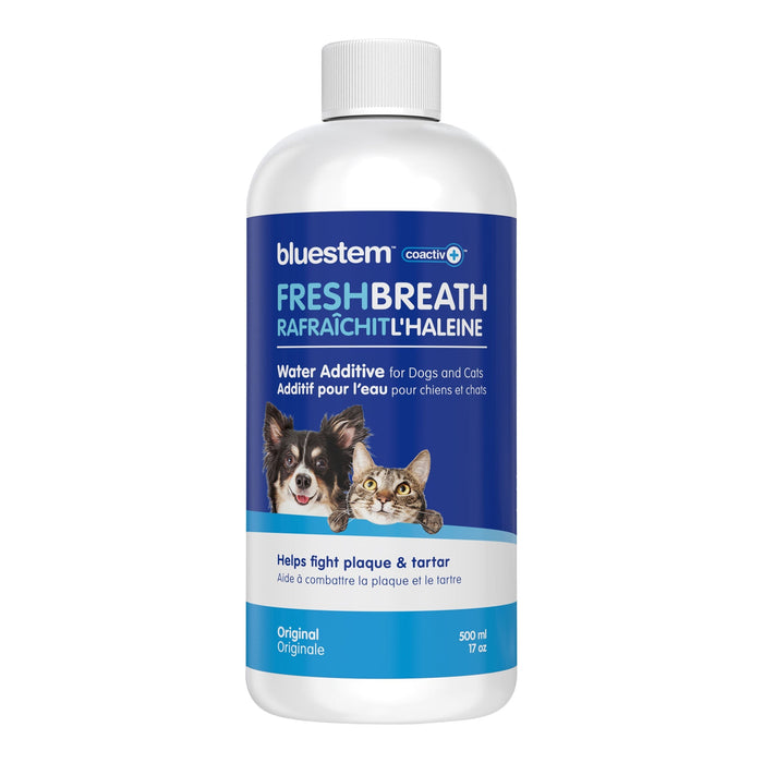 Bluestem Fresh Breath Plaque & Tartar Control Water Additive for Cats & Dogs