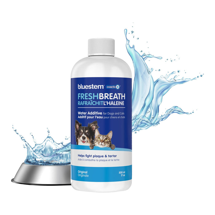 Bluestem Fresh Breath Plaque & Tartar Control Water Additive for Cats & Dogs