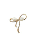 Anne Klein Gold Tone Bow Brooch