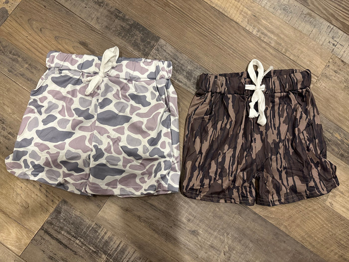 Boys Camo Shorts