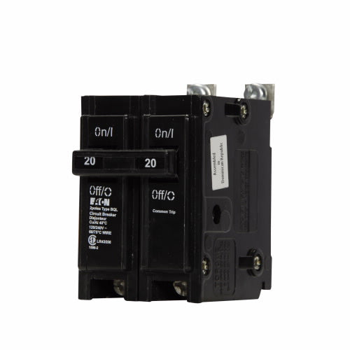 BQL220 Eaton  Circuit Breaker Bolt-On 20 Amp 2 Pole 240 Volt
