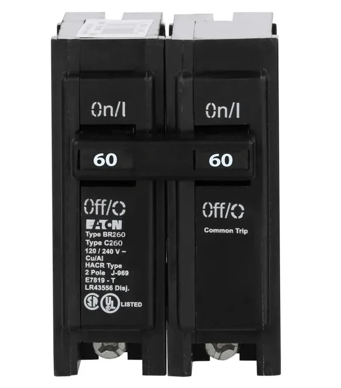BR260 - Eaton Cutler-Hammer 60 Amp 2 Pole Circuit Breaker
