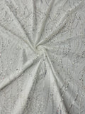 Bridal Hand Beaded Wave Design