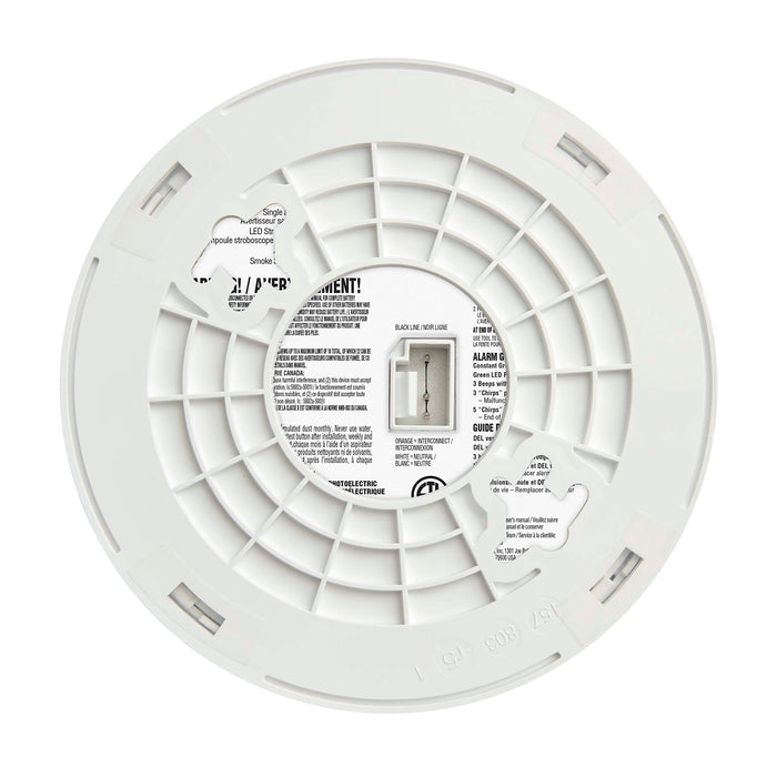 BRK 7020BSLA Hardwired Photoelectric Smoke Alarm & LED Strobe