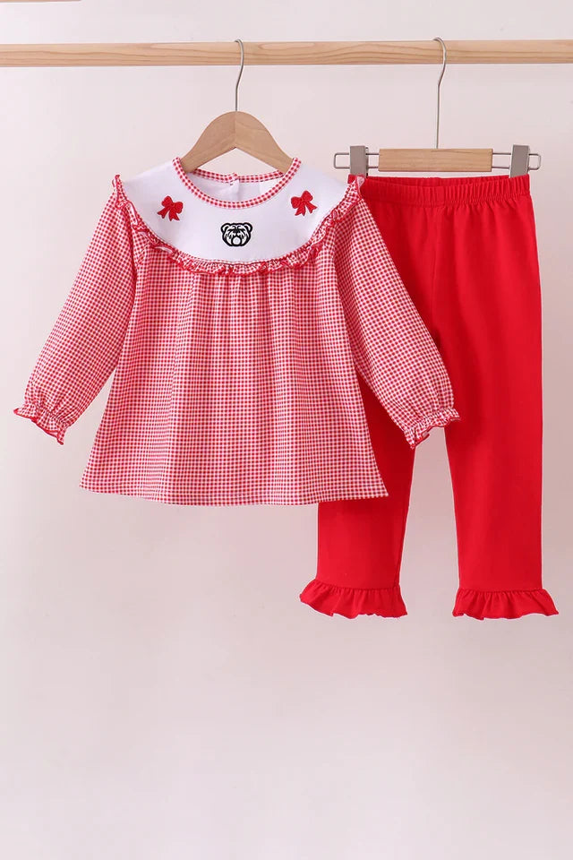 Bulldog Bow Pant Set