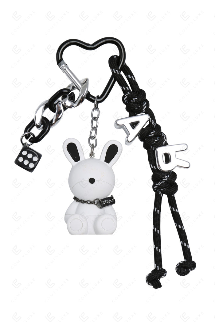 BUNNY & BEAR KEYCHAIN/BAG CHARM KEYCHAINS