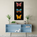 Butterfly Trio No. 1' Wrapped Canvas Wall Art