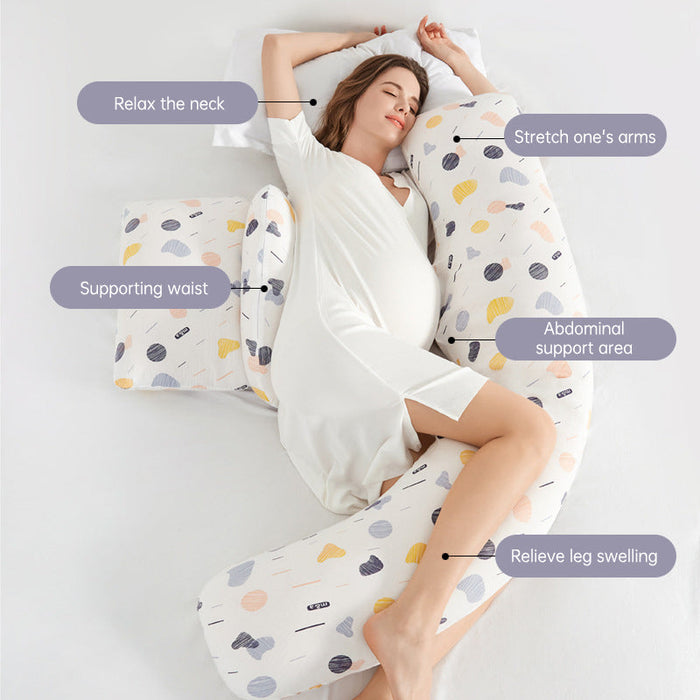 C-Shaped Ergonomic Maternity Breastfeeding Body Pillow