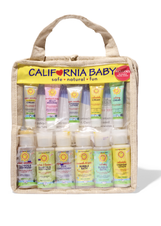 California Baby 100% Plant-based Collection™ Deluxe Travel Set