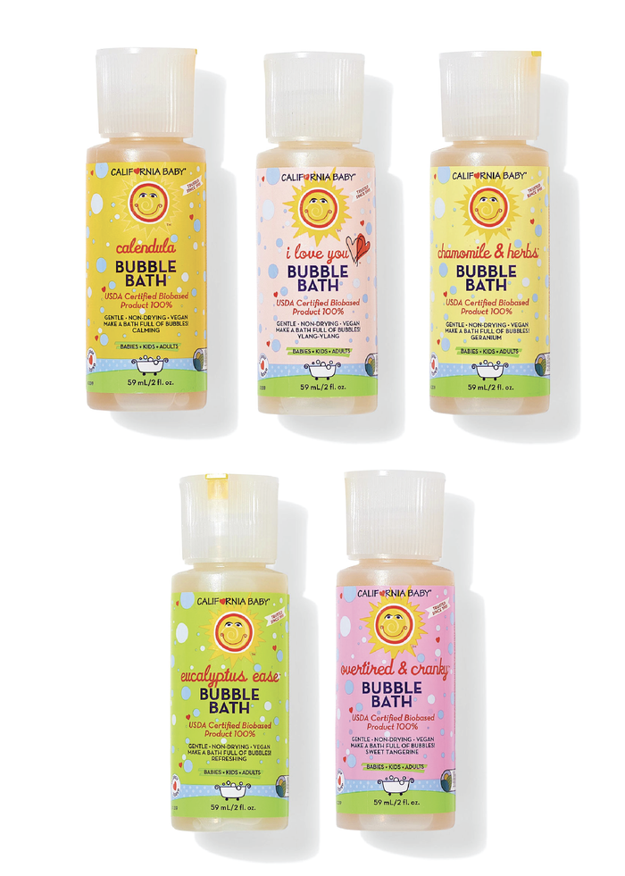 California Baby Bubble Bath Scent Sampler