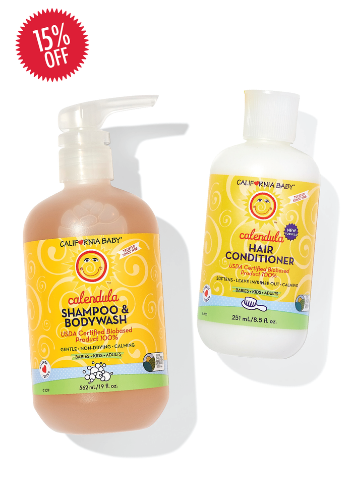 California Baby Calendula™ Shampoo + Conditioner Bundle