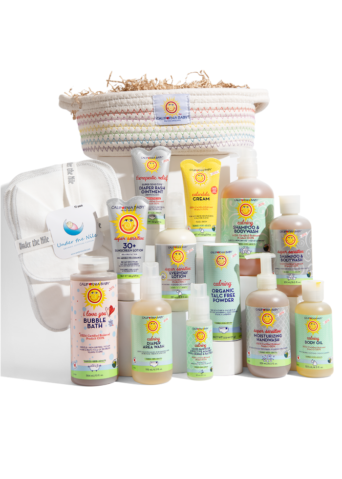 California Baby Deluxe Newborn Gift Basket