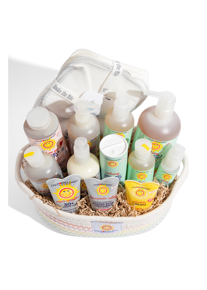California Baby Deluxe Newborn Gift Basket