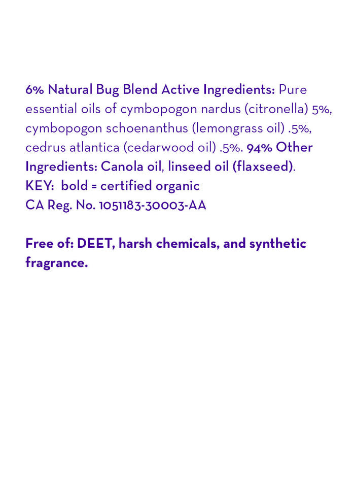 California Baby Natural Bug Blend™ Body Oil