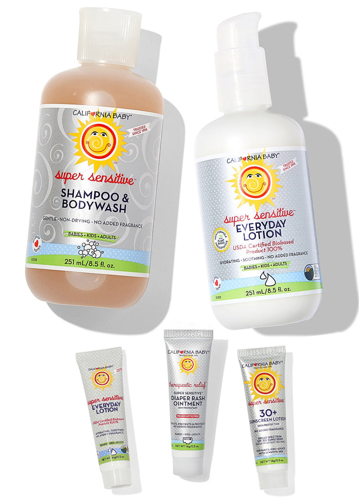 California Baby (No Fragrance) Super Sensitive™ Newborn Gift Set