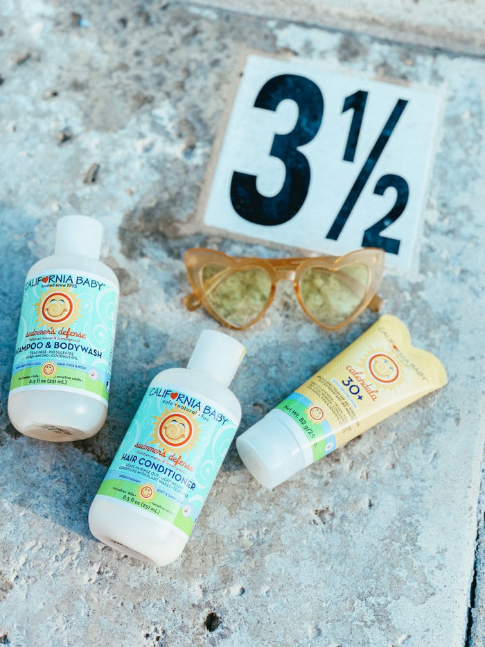 California Baby Swimmer's Defense™ Shampoo + Conditioner Bundle