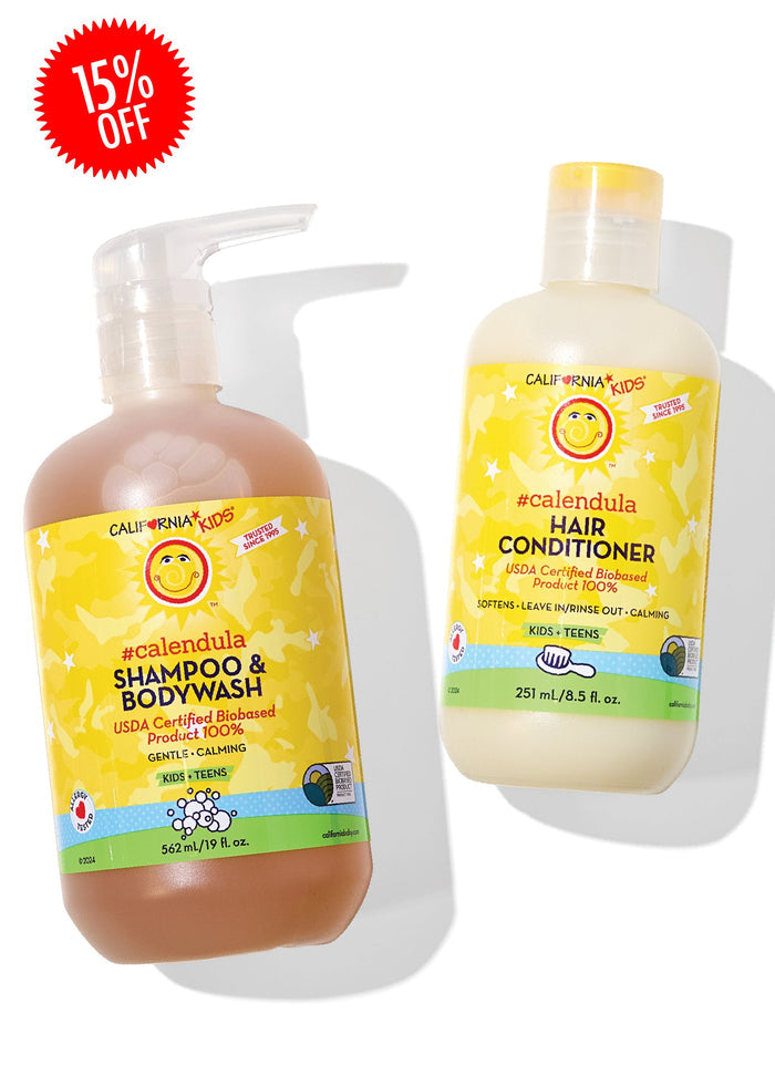 California Kids #Calendula™ Shampoo + Conditioner Bundle