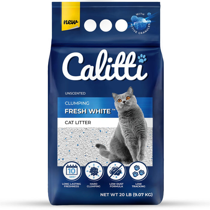 Calitti Fresh White Unscented Cat Litter