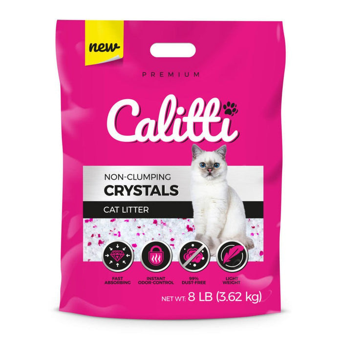 Calitti Non-Clumping Silica Gel Cat Litter Crystals