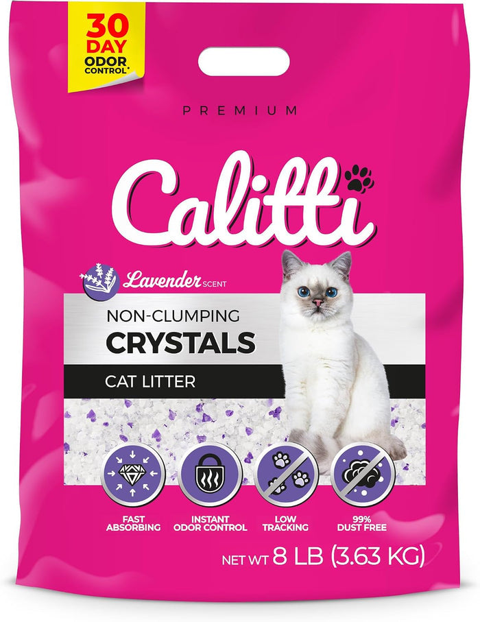 Calitti Non-Clumping Silica Gel Cat Litter Crystals