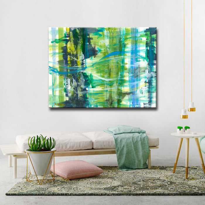'Calming Chaos' Wrapped Canvas Wall Art
