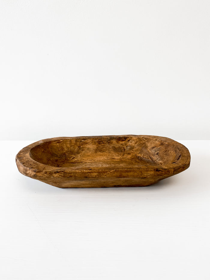 Carved Dough Bowl