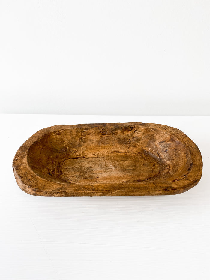 Carved Dough Bowl