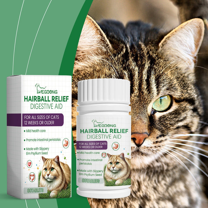 Cat Grass Fiber Tablets for Cats