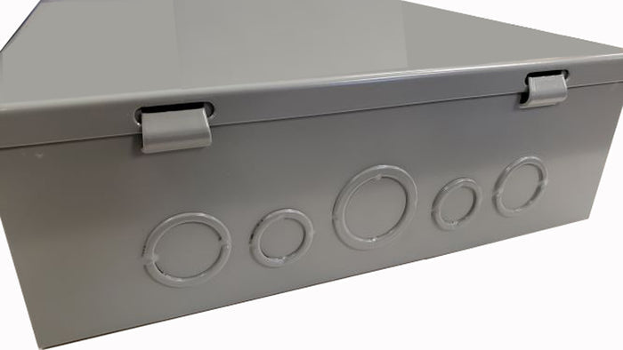 CHKO10104 | Hammond Steel Enclosure w/ Hinge Door, 10 in x 10 in x 4 in