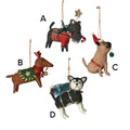 Christmas Dog Ornament 5"