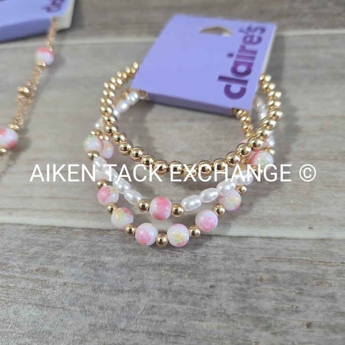 Claire's Necklace + Bracelet Set