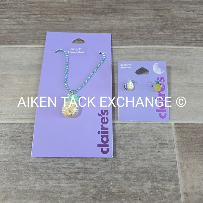 Claire's Necklace + Earring Set