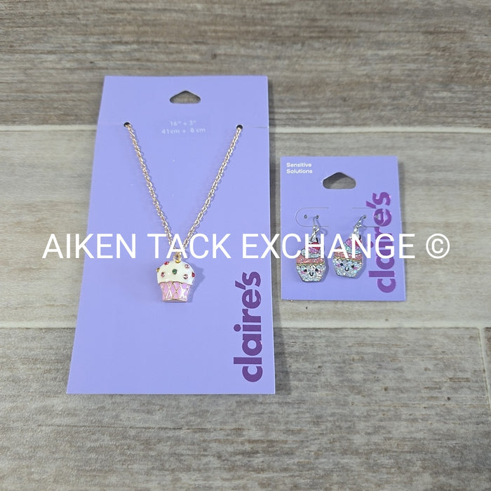 Claire's Necklace + Earring Set
