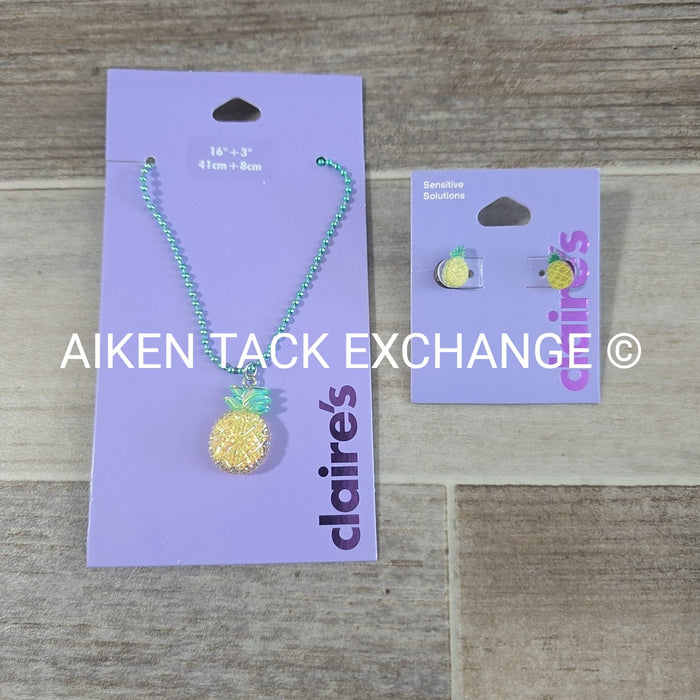 Claire's Necklace + Earring Set