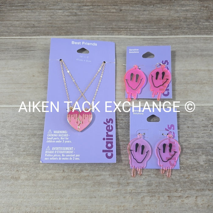 Claire's Necklace + Earring Set
