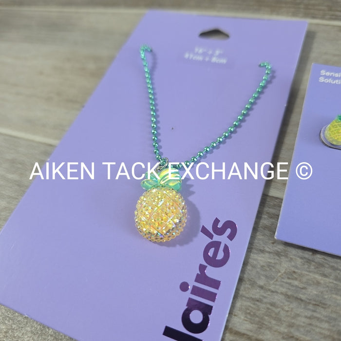 Claire's Necklace + Earring Set